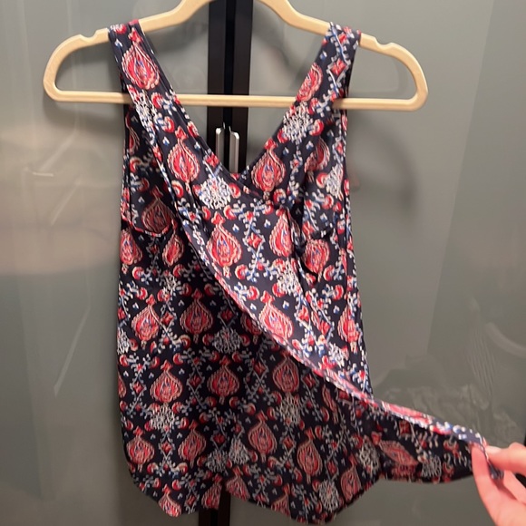 Lucky Brand Patterned Crossback top - Picture 3 of 3